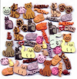 Buttons - Value Pack Cats VP307