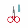 Perfect Scissors Red 3-3/4in Small curved Micro-Serrated Non-slip Blade #KKBPSC