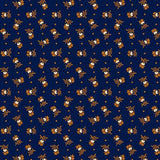 Indigo & Cheddar 330775.Indigo **Half Yard**